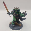 Warhammer 40k Salamanders Captain in Gravis Armour - Magnetised - Well Painted AO032