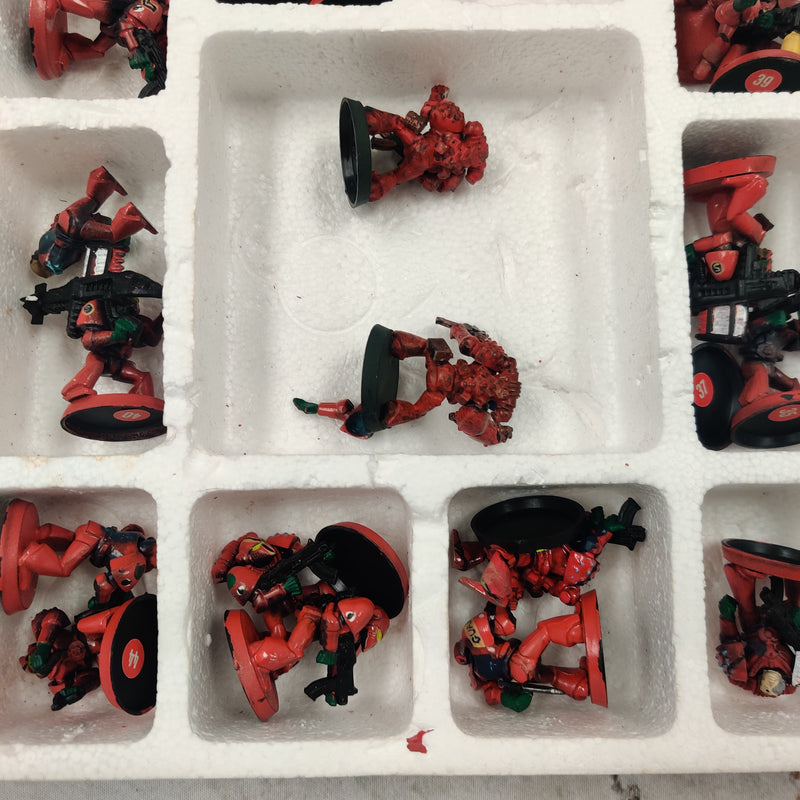 Warhammer 40k Imperial Space Marines RTB01 -28 Marines - OOP 1987 AY101