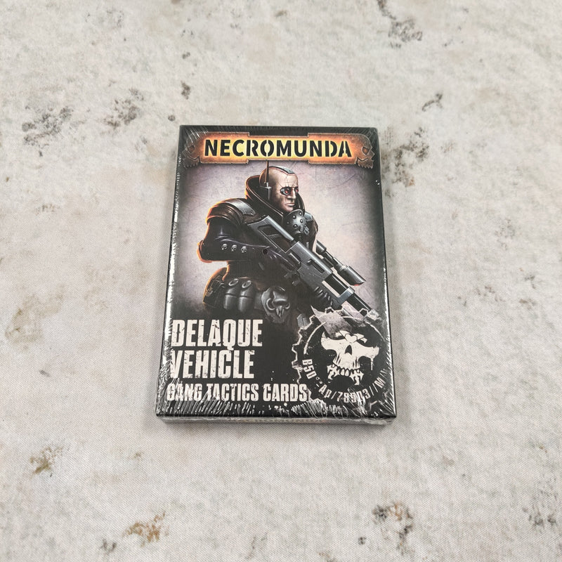 Necromunda Delaque Vehicle Gang Tactics Cards BD359