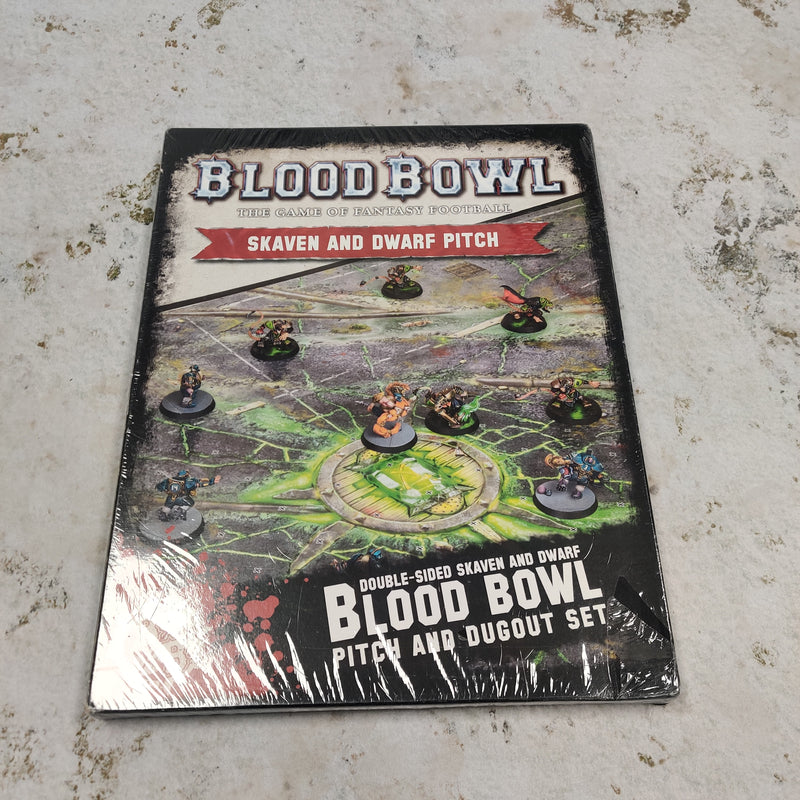 Blood Bowl Skaven and Dwarf Pitch - OOP BB306