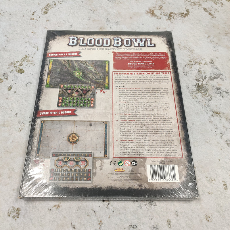 Blood Bowl Skaven and Dwarf Pitch - OOP BB306