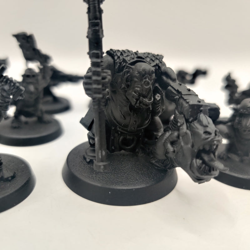 Warhammer 40k Ork Runtherd and Gretchin AE084