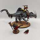 Warhammer Age of Sigmar Skink Oracle on Troglodon and Saurus Scar-Veteran AU016