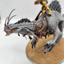 Warhammer Age of Sigmar Skink Oracle on Troglodon and Saurus Scar-Veteran AU016