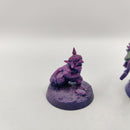 Warhammer 40k Orks Gorzag Gitstompa and Nikkit - Part Painted AZ236