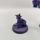 Warhammer 40k Orks Gorzag Gitstompa and Nikkit - Part Painted AZ236