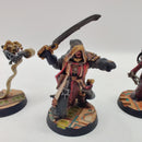 Warhammer 40k Inquisitor Soloman Lok and Retinue - Painted AZ180