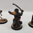 Warhammer 40k Inquisitor Soloman Lok and Retinue - Painted AZ180