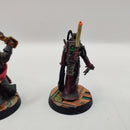Warhammer 40k Inquisitor Soloman Lok and Retinue - Painted AZ180