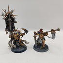 Warhammer Age of Sigmar Stormcast Eternals Lord Relictor and Heraldor - Painted AW210