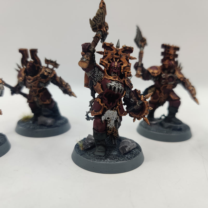 Warhammer Age of Sigmar Blades of Khorne Blood Warriors x5 - Painted AA062