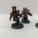 Warhammer Age of Sigmar Blades of Khorne Blood Warriors x5 - Painted AA062