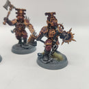 Warhammer Age of Sigmar Blades of Khorne Blood Warriors x5 - Painted AA062