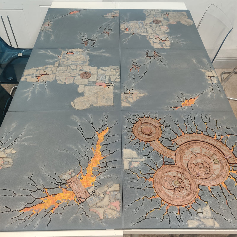 Warhammer Age of Sigmar Shattered Dominion Realm of Battle Board - Painted BC500