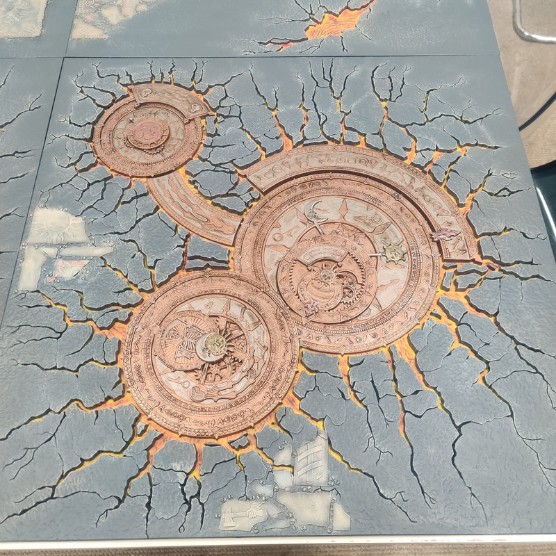 Warhammer Age of Sigmar Shattered Dominion Realm of Battle Board - Painted BC500