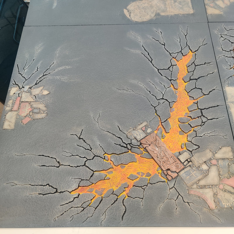 Warhammer Age of Sigmar Shattered Dominion Realm of Battle Board - Painted BC500