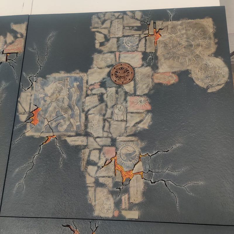 Warhammer Age of Sigmar Shattered Dominion Realm of Battle Board - Painted BC500