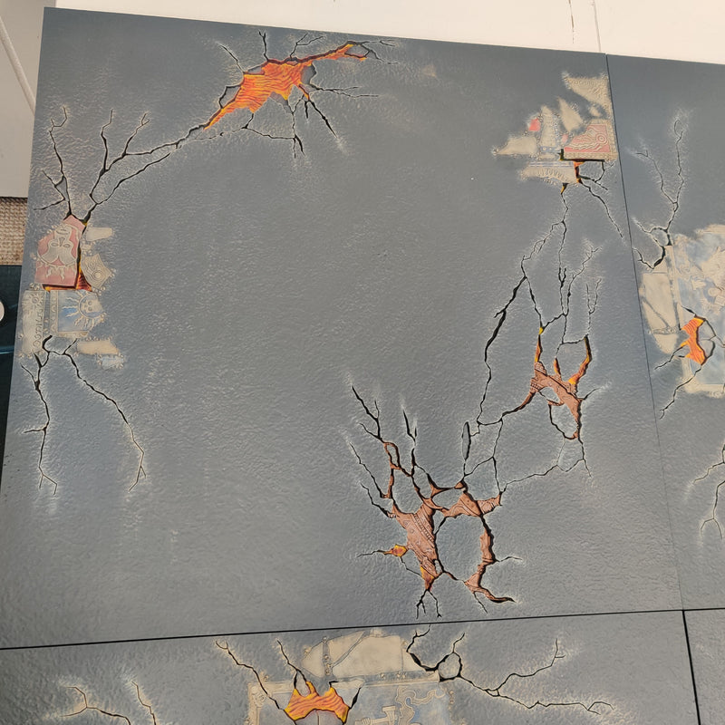 Warhammer Age of Sigmar Shattered Dominion Realm of Battle Board - Painted BC500