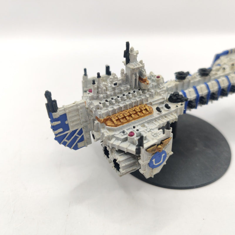 Warhammer 40k Battlefleet Gothic Space Marine Battle Barge - Painted AZ129