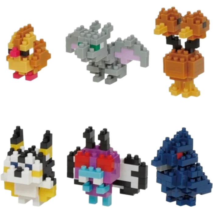 Pokemon Centre Nanoblocks Flying Type Random Booster - Japanese Import