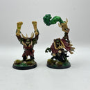 Warhammer Age of Sigmar: Orruk Warclans Warchanter and Weirdnob Shaman (BI028)