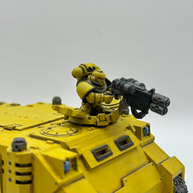 Warhammer 40k: Space Marines Imperial Fists Rhino with Forge World Doors (BI116)