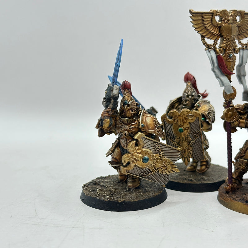 Warhammer 40k: Adeptus Custodes Custodian Guard Squad - Well Painted (AI100)