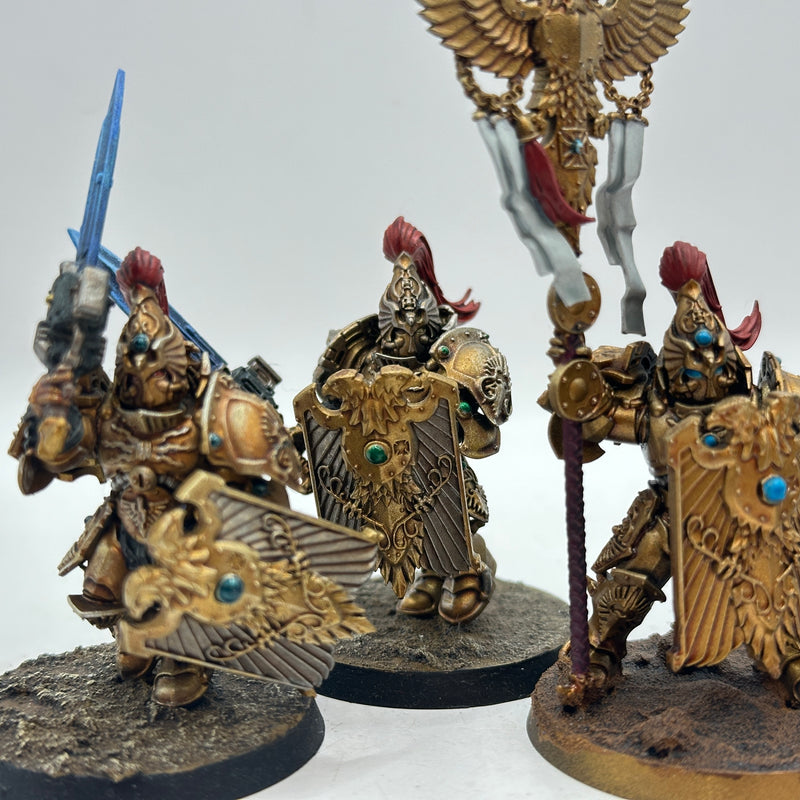 Warhammer 40k: Adeptus Custodes Custodian Guard Squad - Well Painted (AI100)