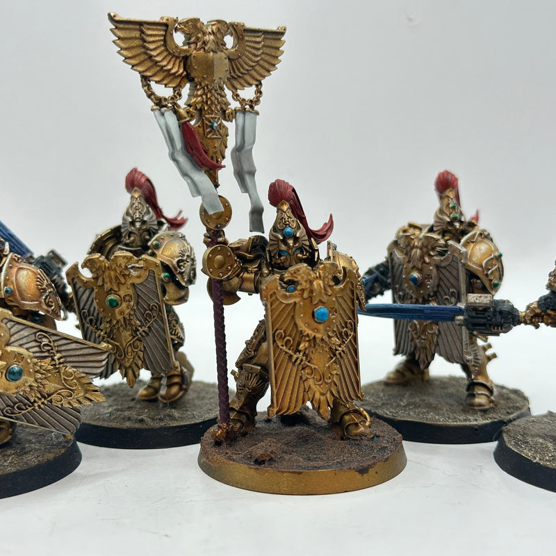 Warhammer 40k: Adeptus Custodes Custodian Guard Squad - Well Painted (AI100)