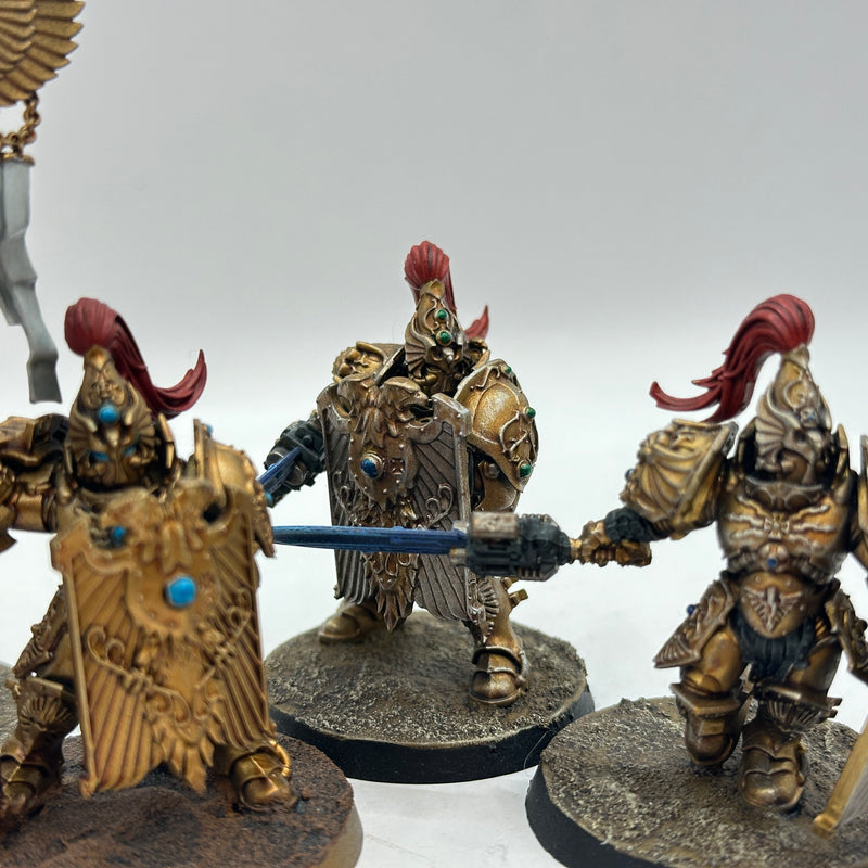 Warhammer 40k: Adeptus Custodes Custodian Guard Squad - Well Painted (AI100)