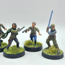 Star Wars Legion: Rebels Luke Skywalker, Leia, Han Solo and Jyn Erso (BI074)