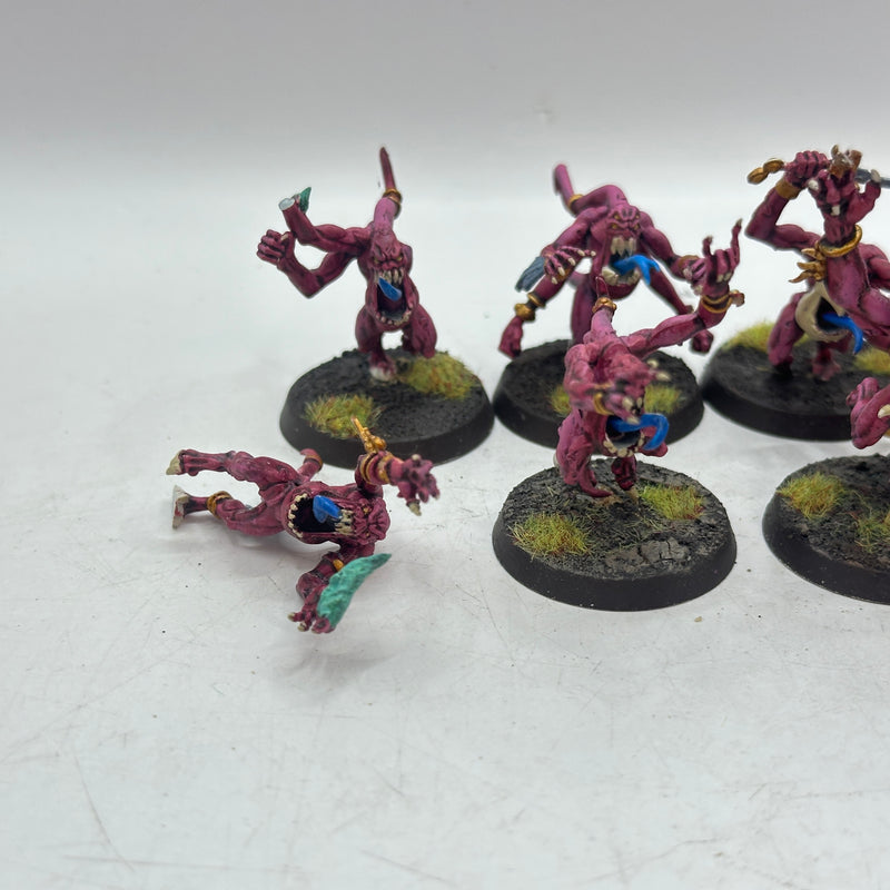 Warhammer 40k: Chaos Daemons Tzeentch Pink Horrors - Well Painted (AD119)