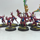 Warhammer 40k: Chaos Daemons Tzeentch Pink Horrors - Well Painted (AD119)