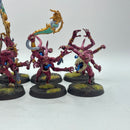 Warhammer 40k: Chaos Daemons Tzeentch Pink Horrors - Well Painted (AD119)