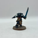 Warhammer 40k: Space Marines Lieutenant Tolmeron/Black Templars - Well Painted (BH048)