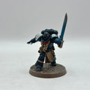 Warhammer 40k: Space Marines Lieutenant Tolmeron/Black Templars - Well Painted (BH048)
