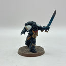 Warhammer 40k: Space Marines Lieutenant Tolmeron/Black Templars - Well Painted (BH048)