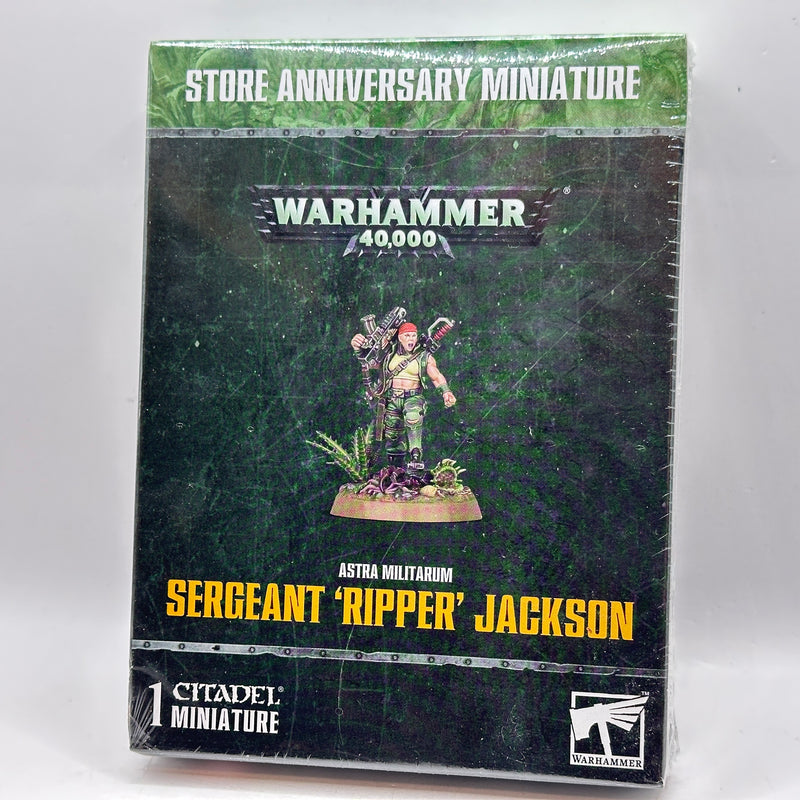 Warhammer 40k: Astra Militarum Sergeant 'Ripper' Jackson BNIB (BM104)