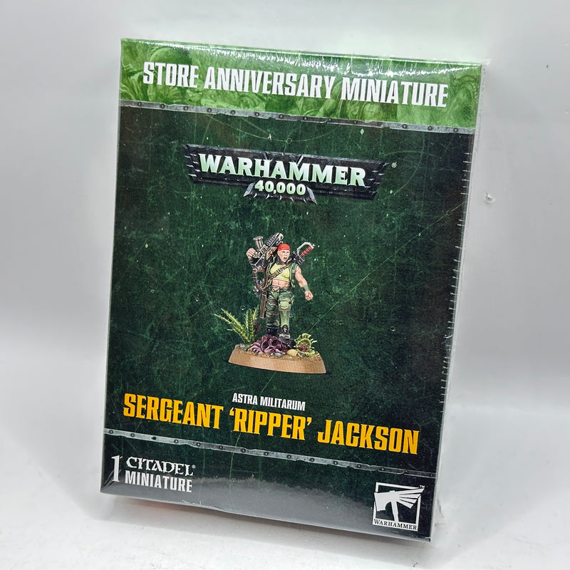Warhammer 40k: Astra Militarum Sergeant 'Ripper' Jackson BNIB (BM103)