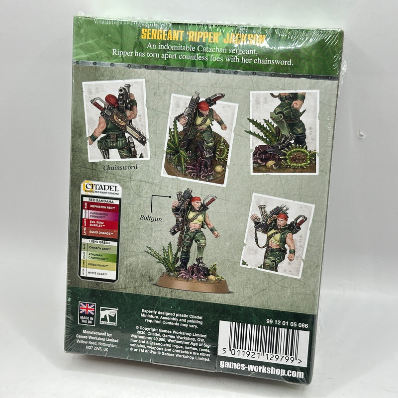 Warhammer 40k: Astra Militarum Sergeant 'Ripper' Jackson BNIB (BM103)