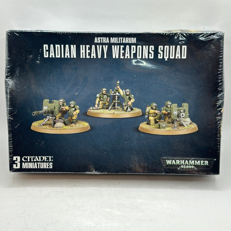 Warhammer 40k: Astra Militarum Cadian Heavy Weapons Squad OOP BNIB (BM127)