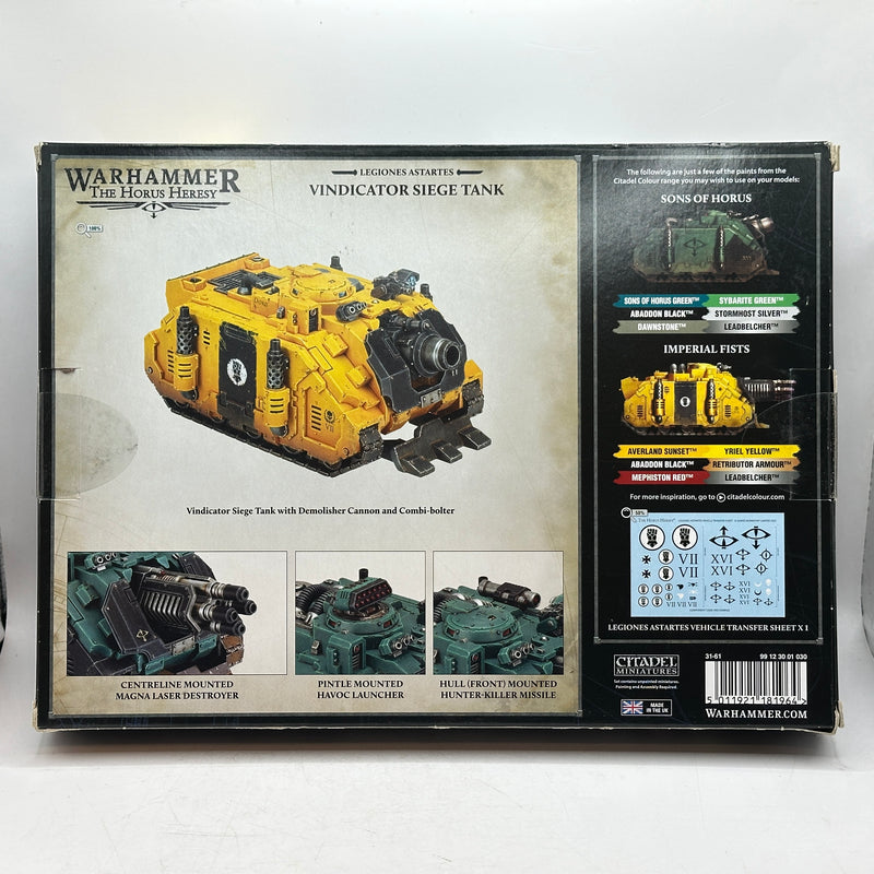 Warhammer Horus Heresy: Space Marine Vindicator Siege Tank (BM178)