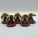 Warhammer Horus Heresy: Space Marines Imperial Fists Cataphractii with Shields (BJ050)