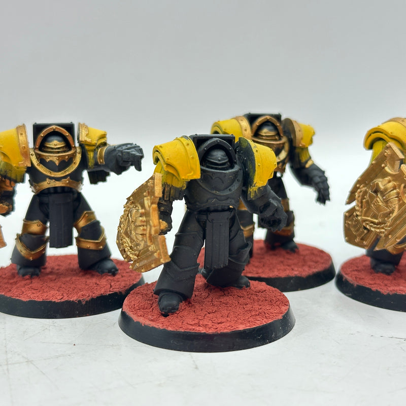 Warhammer Horus Heresy: Space Marines Imperial Fists Cataphractii with Shields (BJ050)