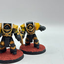 Warhammer Horus Heresy: Space Marines Imperial Fists Cataphractii with Shields (BJ050)
