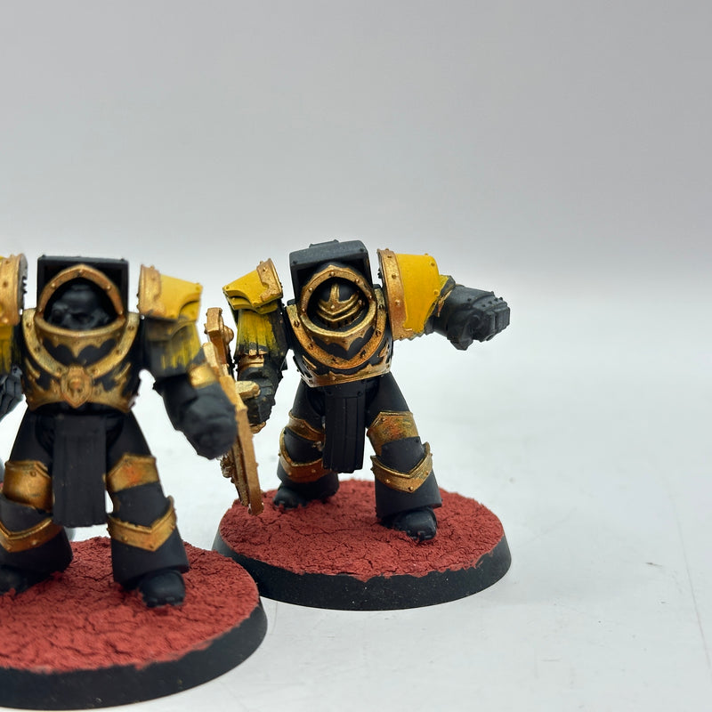 Warhammer Horus Heresy: Space Marines Imperial Fists Cataphractii with Shields (BJ050)