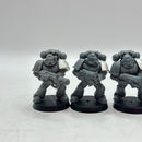 Warhammer 40k: Space Marines Tactical Marines w/ Metal Iron Hands Shoulder Pads (AD013)