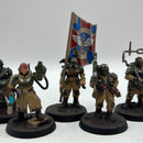 Warhammer 40k: Astra Militarum Cadian Command Squad and Commissar (BI061)