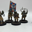 Warhammer 40k: Astra Militarum Cadian Command Squad and Commissar (BI061)