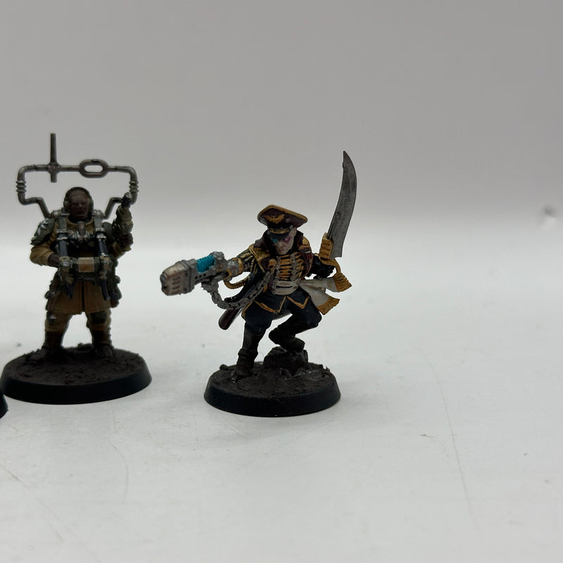 Warhammer 40k: Astra Militarum Cadian Command Squad and Commissar (BI061)